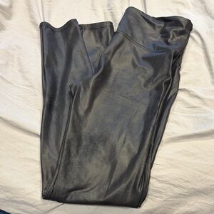 SPANX Black Faux Leather Leggings